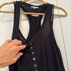 James Perse Black Maxi Dress